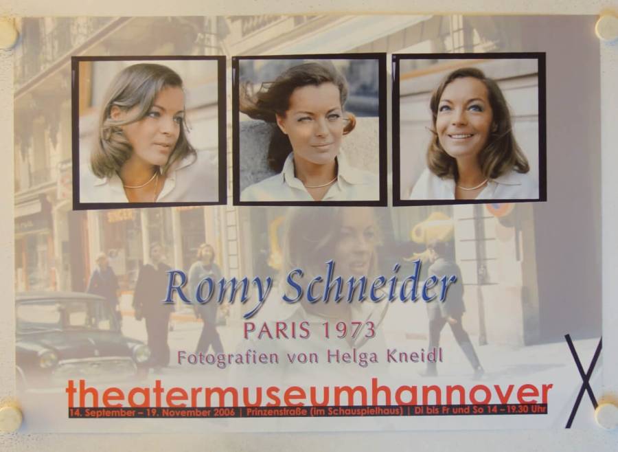 Romy Schneider - Paris 1973 originales deutsches Ausstellungs-Plakat